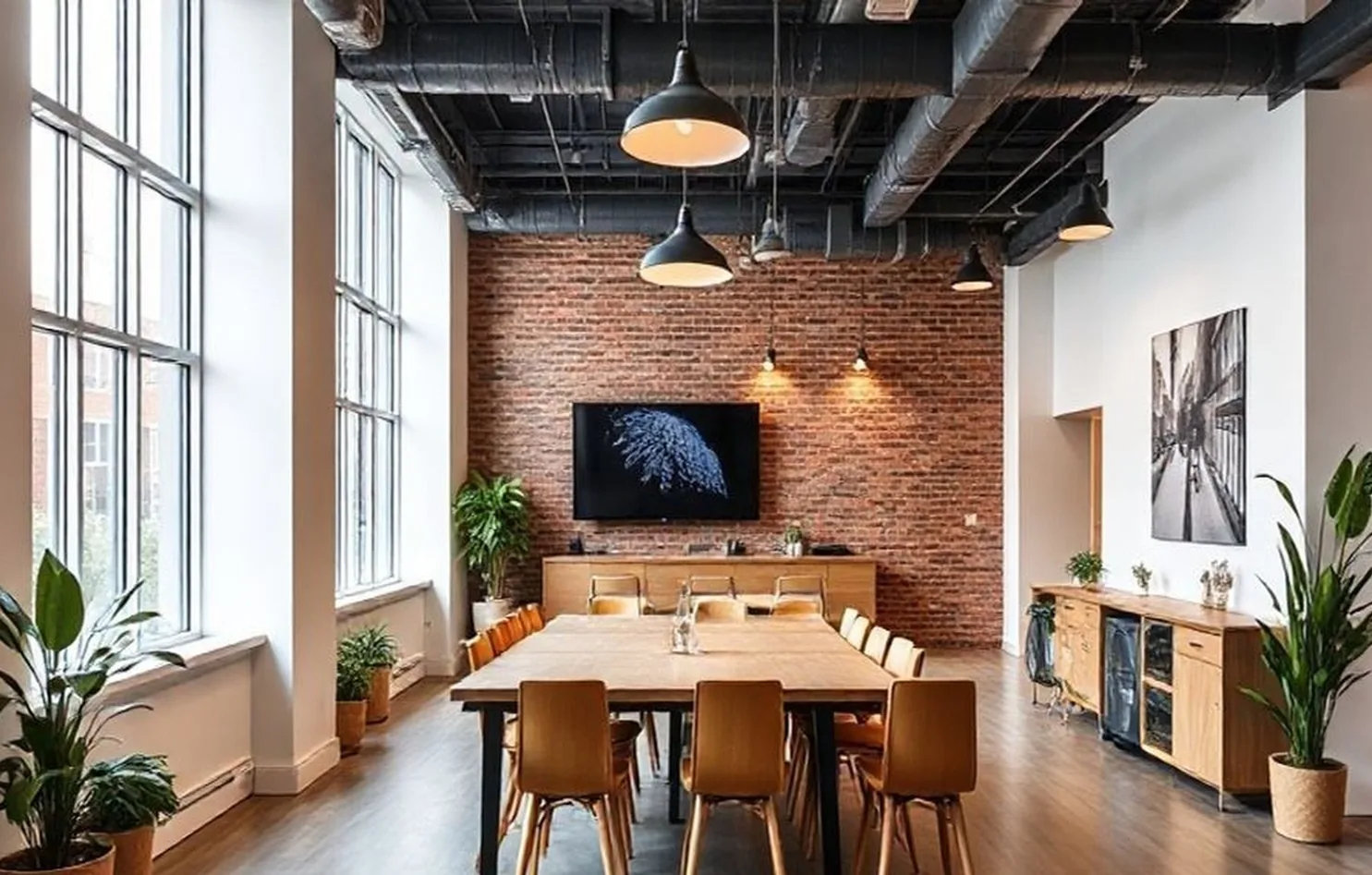 Modern startup workspace environment